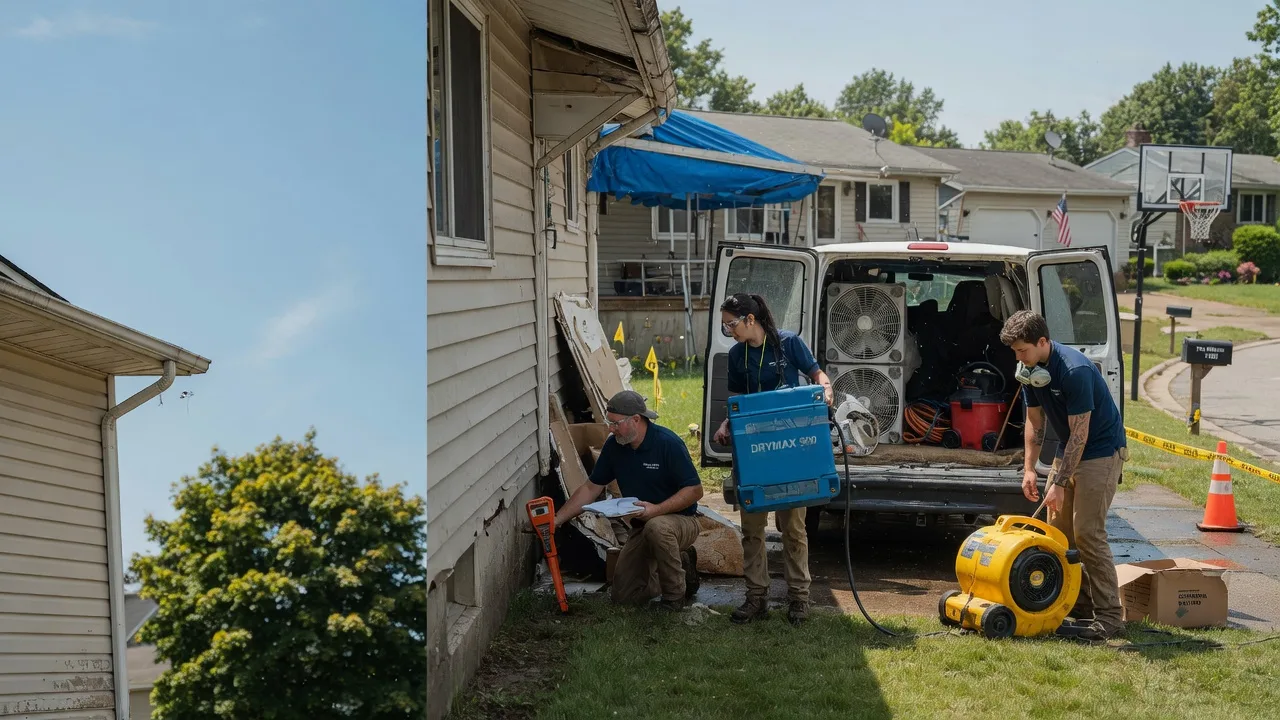 Ceiling Leak Cleanup in Maple, WI near me